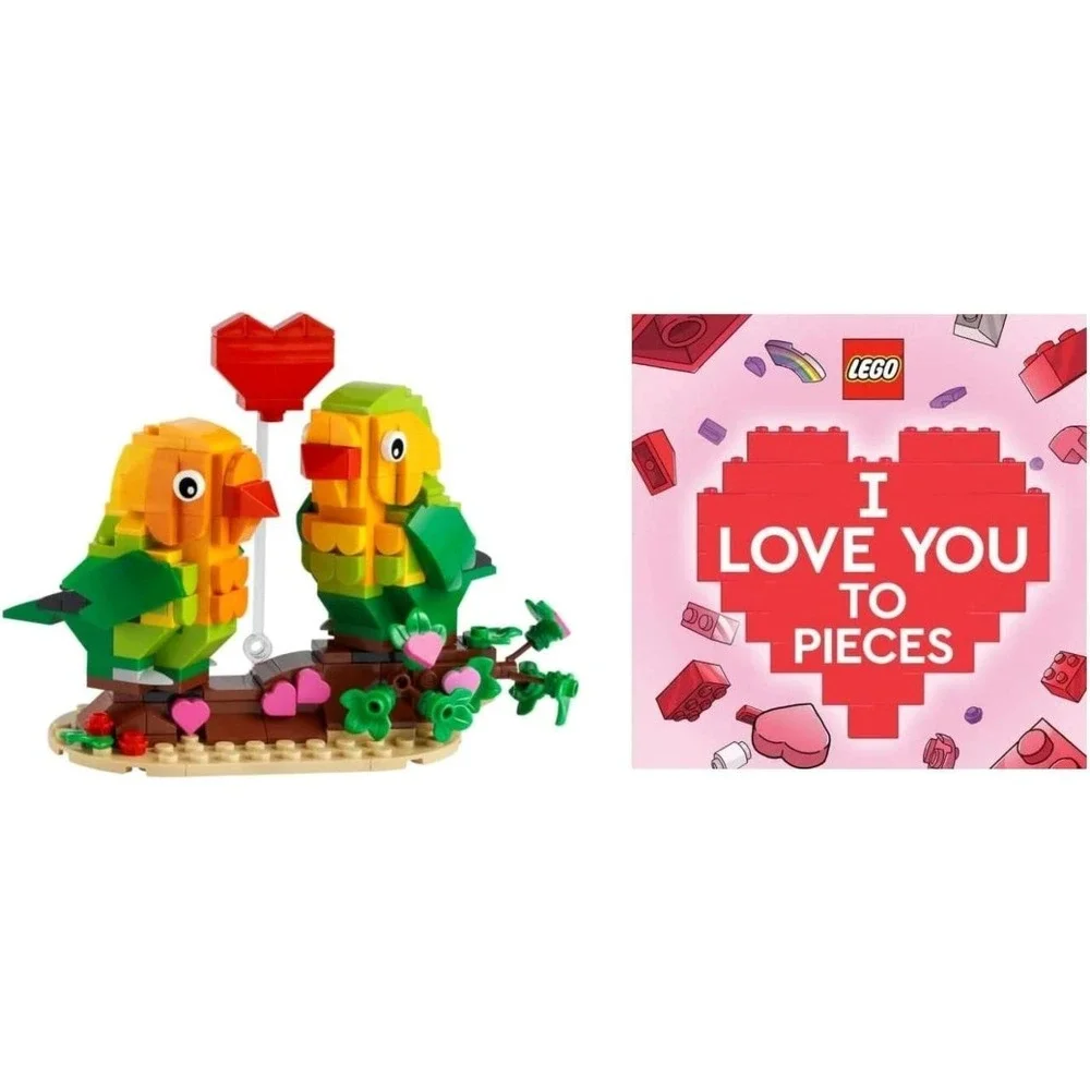 Lego Gift Set Love Birds 40522 and Lego I Love You Book Exclusive Set